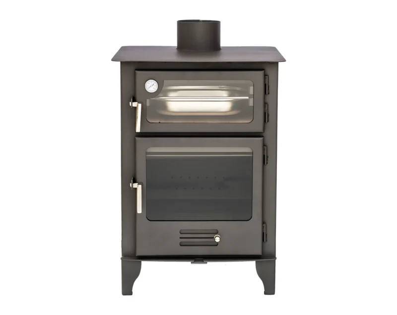 Estufa de leña con horno modelo AZUER HORNO