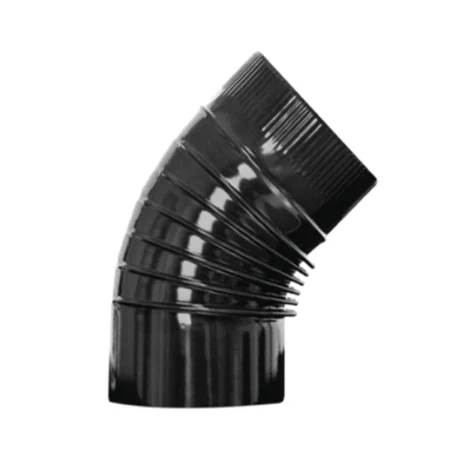 Codo rizado 45