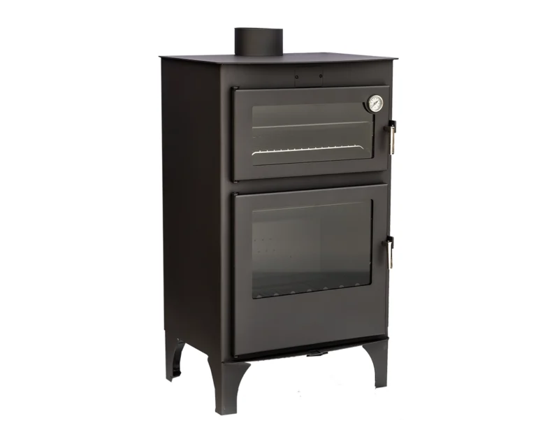 Estufa de leña con horno modelo MULHACEN PATAS - Imagen 2