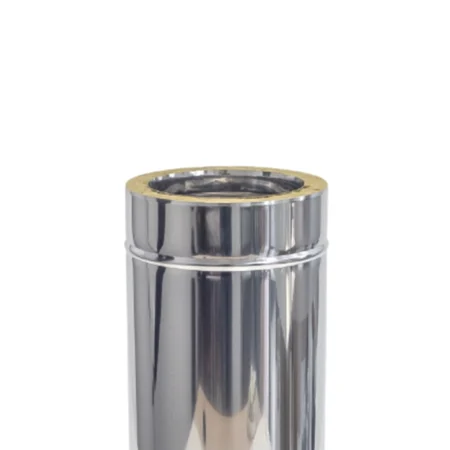 Tubo recto en acero inoxidable 250