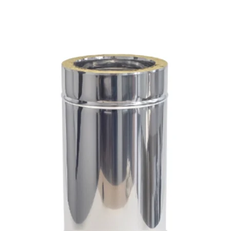 Tubo recto en acero inoxidable 500