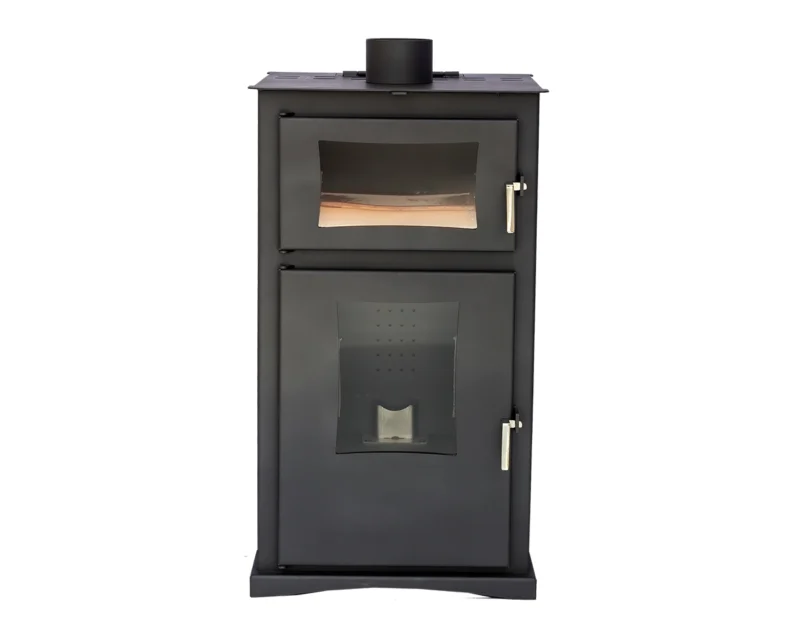 Estufa de pellets con horno modelo VITTA NATURE